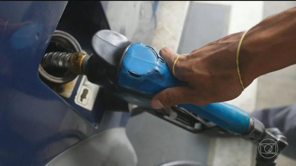 Gasolina — Foto: Jornal Nacional/ Reprodução